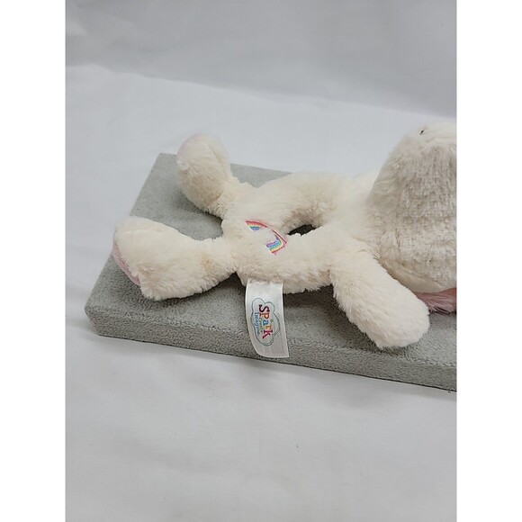 Spark Create Imagine Unicorn Plush Baby Rattle Lovey Toy Nursery Stuffed Animal - Picture 7 of 16